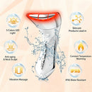 Multi-Function 7-Color Light Constant-Temperature EMS Neck Massager - Neck Lifting and Firming Massager - Facial Infusion Beauty Device - IPX6 Waterproof Electric Neck Massager - 5-in-1 Device Combining Skin Warming, EMS, Infusion, Massage, and Color Ligh