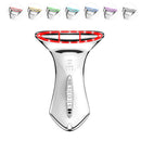 Multi-Function 7-Color Light Constant-Temperature EMS Neck Massager - Neck Lifting and Firming Massager - Facial Infusion Beauty Device - IPX6 Waterproof Electric Neck Massager - 5-in-1 Device Combining Skin Warming, EMS, Infusion, Massage, and Color Ligh