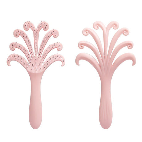 1PC Octopus Scalp Massage Brush – Multi-Functional Detangling Brush – Wet & Dry Use, Tangle-Free – Home Hair Care Brush for Women with Long or Curly Hair,pink.