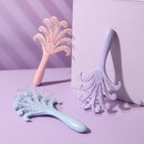 1PC Octopus Scalp Massage Brush – Multi-Functional Detangling Brush – Wet & Dry Use, Tangle-Free – Home Hair Care Brush for Women with Long or Curly Hair,blue.