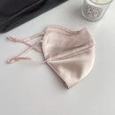 Pure Mulberry Silk Face Mask – Breathable UV Protection Reusable Mask for Daily Wear (Pink)