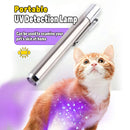 365nm UV Detection Light - Home Use Fluorescent Currency Authentication and Counterfeit Detection - Portable Stainless Steel - Multi-Function UV Detection Light (Batteries Included)