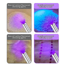 365nm UV Detection Light - Home Use Fluorescent Currency Authentication and Counterfeit Detection - Portable Stainless Steel - Multi-Function UV Detection Light (Batteries Included)