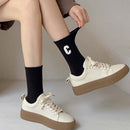 Socks - 5 Pairs of Women's Socks - Women's Athletic Socks - Soft - Breathable - Casual Socks - Fashionable Instagram-Style - All-Season - One-Size-Fits-All Women's Socks - Simple Letter Print - Women's Ankle Socks
