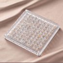 Acrylic Magnetic Seashell Display Box,Clear Sea Shell Display Box,Beach Magnet Storage Organizer Case for Seashell Diamond Beads,100 Grids,Transparent,1 Pack