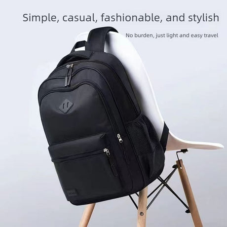Casual School Backpack with USB Charging Port, Water Resistant Daypack for Uni Students & Daily Commute-small