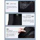 Casual School Backpack with USB Charging Port, Water Resistant Daypack for Uni Students & Daily Commute-small