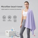 Dual-Sided Quick-Dry Sports Bath Towel – Absorbent, Perfect for Gym, Swimming & Beach-Purple-50*120cm
