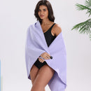 Dual-Sided Quick-Dry Sports Bath Towel – Absorbent, Perfect for Gym, Swimming & Beach-Purple-50*120cm