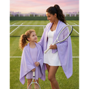 Dual-Sided Quick-Dry Sports Bath Towel – Absorbent, Perfect for Gym, Swimming & Beach-Purple-50*120cm