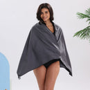Dual-Sided Quick-Dry Sports Bath Towel – Absorbent, Perfect for Gym, Swimming & Beach-Dark Grey-50*120cm