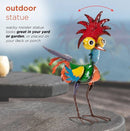 hanksgiving Rooster Garden Statue – Rustic Outdoor Yard Decor