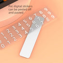 Temporary Parking Phone Number Display-Black and Orange