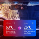 Car Sun Shade - 65cm - Front Windshield