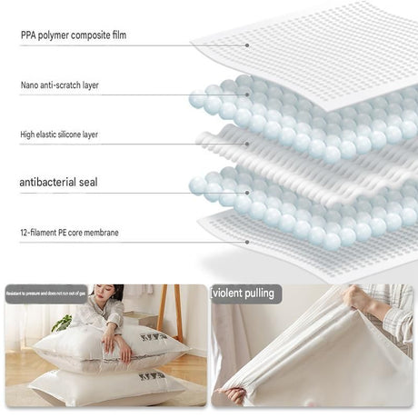 Vacuum Compression Storage Bags – 5-Pack, Space-Saving Bags for Home Organization