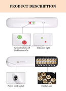 2-in-1 Smart AI Hair Straightener Brush & Red Light Therapy Comb - Cordless Mini Hot Comb with 3 Temp Settings - Portable Ceramic Straightening Brush for Travel & Quick Touch-ups - Fast Heating Hair Styler