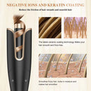 Smart Auto-Rotating Ceramic Curling Wand (EU Plug) | 360° Automatic Hair Roller for Natural Curls | Fast PTC Heating & 4 Temp Levels | Ergonomic Torch Design | Safe Salon-Style Curls at Home