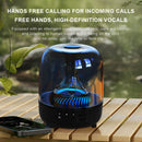 Portable Wireless Speaker with 12D Surround Bass, RGB Water Ripple Ambient Light, wireless 5.3, Hands-Free Calling, Wireless Speaker for Home, Outdoor, Party, Compatible with iPhone, Android, Laptop，Grey