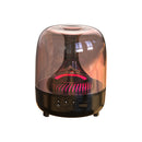 Portable Wireless Speaker with 12D Surround Bass, RGB Water Ripple Ambient Light, wireless 5.3, Hands-Free Calling, Wireless Speaker for Home, Outdoor, Party, Compatible with iPhone, Android, Laptop, Red