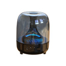 Portable Wireless Speaker with 12D Surround Bass, RGB Water Ripple Ambient Light, wireless 5.3, Hands-Free Calling, Wireless Speaker for Home, Outdoor, Party, Compatible with iPhone, Android, Laptop，Blue