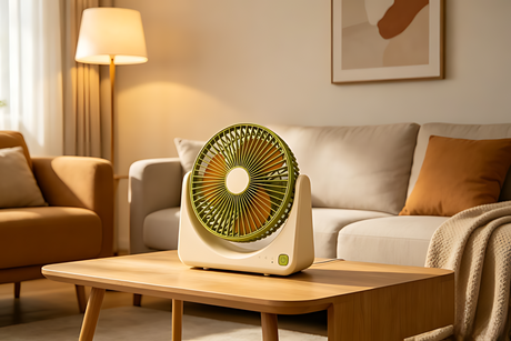【Portable USB Mini Desk Fan, 3 Speed Adjustable, Ultra Quiet 36dB(A), 500mAh Rechargeable Battery, 1-3H Long Endurance, Lightweight 0.34kg Personal Cooling Fan for Home Office Travel Camping】