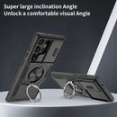 2-in-1 Magnetic Sliding Lens Case, Black for Samsung S23Ultra