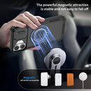Red Warrior 2-in-1 Magnetic Sliding Lens Case black for iPhone 16