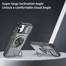 Red Warrior 2-in-1 Magnetic Sliding Lens Case grey for iPhone 12
