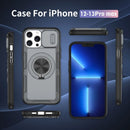 Red Warrior 2-in-1 Magnetic Sliding Lens Case grey for iPhone 12 Pro