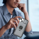 Red Warrior 2-in-1 Magnetic Sliding Lens Case grey for iPhone 15