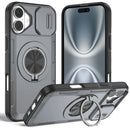 Red Warrior 2-in-1 Magnetic Sliding Lens Case grey for iPhone 16 Plus