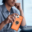 Red Warrior 2-in-1 Magnetic Sliding Lens Case orange for iPhone 15