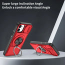 Red Warrior 2-in-1 Magnetic Sliding Lens Case Red for iPhone 12