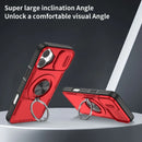 Red Warrior 2-in-1 Magnetic Sliding Lens Case Red for iPhone 16 Plus