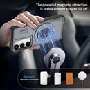 2-in-1 Magnetic Sliding Lens Case, Grey for Samsung S25