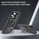 Red Warrior 2-in-1 Magnetic Sliding Lens Case black for iPhone 12 Pro