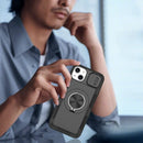 Red Warrior 2-in-1 Magnetic Sliding Lens Case black for iPhone 14
