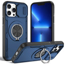 Red Warrior 2-in-1 Magnetic Sliding Lens Case blue for iPhone 12 Pro