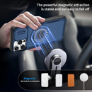 Red Warrior 2-in-1 Magnetic Sliding Lens Case blue for iPhone 13 Pro Max