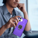 Red Warrior 2-in-1 Magnetic Sliding Lens Case Purple for iPhone 16