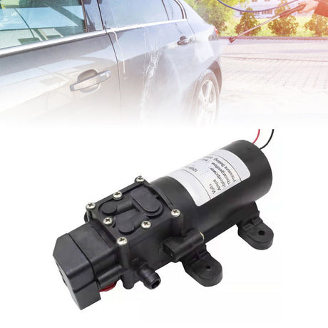 High Pressure Diaphragm Pump Smart Electric 6L Flow Rate Self Priming Pump for Car Wash Agricultural DC12V 72W