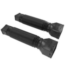 Rain Gutter Downspout Extensions Flexible Universal Drain Downspout Extender Drainage Connector Extendable From 20in to 29in Black