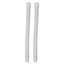 Rain Gutter Downspout Extensions Flexible Universal Drain Downspout Extender Drainage Connector Extendable From 20in to 29in White
