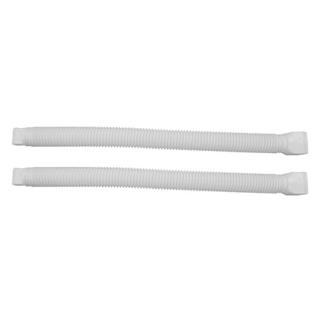 Rain Gutter Downspout Extensions Flexible Universal Drain Downspout Extender Drainage Connector Extendable From 20in to 29in White