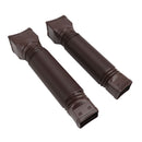 Rain Gutter Downspout Extensions Flexible Universal Drain Downspout Extender Drainage Connector Extendable From 20in to 29in Brown