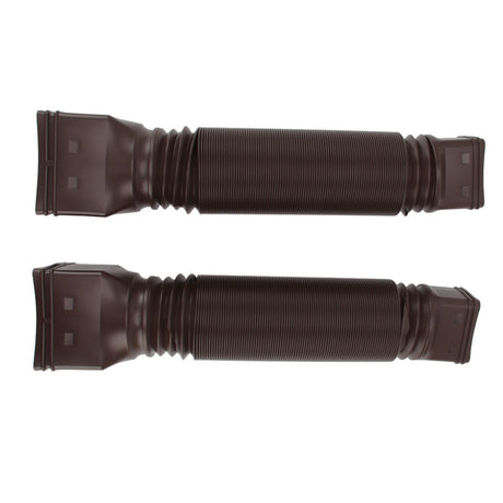 Rain Gutter Downspout Extensions Flexible Universal Drain Downspout Extender Drainage Connector Extendable From 20in to 29in Brown