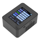 Indoor Air Quality Monitor for TUYA WiFi Smart PM2.5 Formaldehyde Testing 7 in 1 Calendar Time Function Air Quality Detector Black WIFI Version VOC