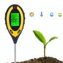 4 In 1 Soil Meter Temperature Sunlight Moisture PH Soil Tester for Family Orchard Agriculture Rice Vegetable Cultivation