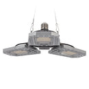 LED Grow Light 297 LEDs Folding Three Leaves Indoor Plant Grow Light for Greenhouse Succulent 100‑277V