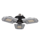 LED Grow Light 297 LEDs Folding Three Leaves Indoor Plant Grow Light for Greenhouse Succulent 100‑277V
